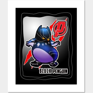 BLACK PENGUIN Posters and Art